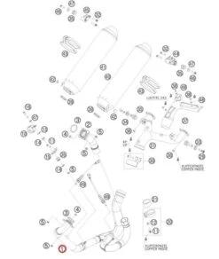 KTM Uitlaatspruitstuk 990 SM-T/SM-R