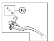 KTM Koppelingshendel 63602040000C1 3 KTM Koppelingshendel 63602040000C1