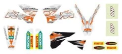 KTM Racing GRAFISCHE Kit Zwart 77308190800